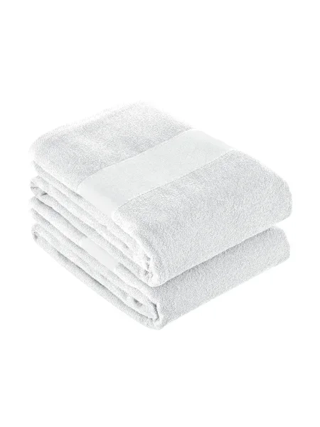Telo personalizzato 100% in cotone 400 g/m2 bianco e colorato Regular White