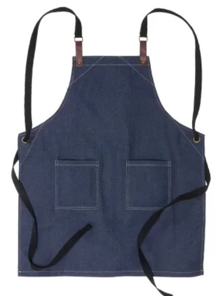 Grembiule da cucina in cotone denim 280 g/m² personalizzabile