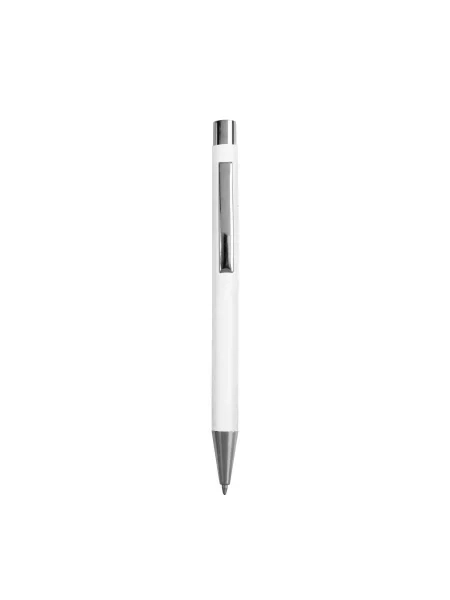Penna a scatto in carta riciclata e metallo personalizzabile refill nero