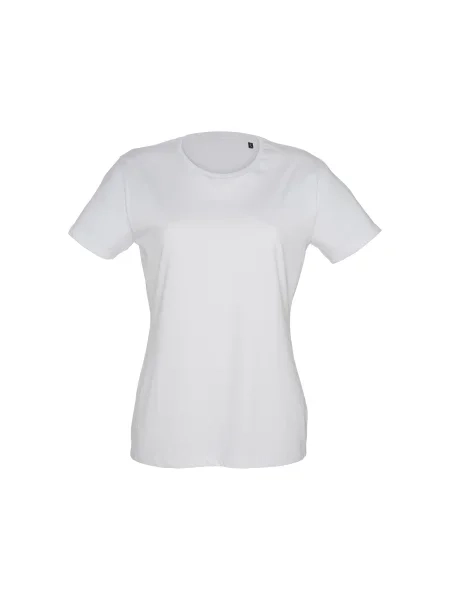 T shirt donna 145 g/m² personalizzate in cotone Short Sleeve Ladies White