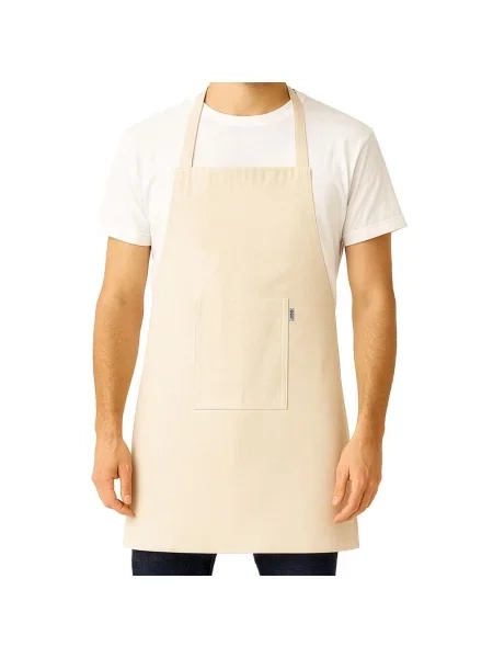 Grembiule adulto 180 g/m² personalizzabile EcoCotton Natural
