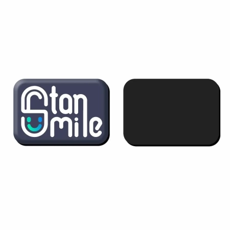 Magneti rettangolari personalizzati in doming rettangolare spessore 0,75 mm