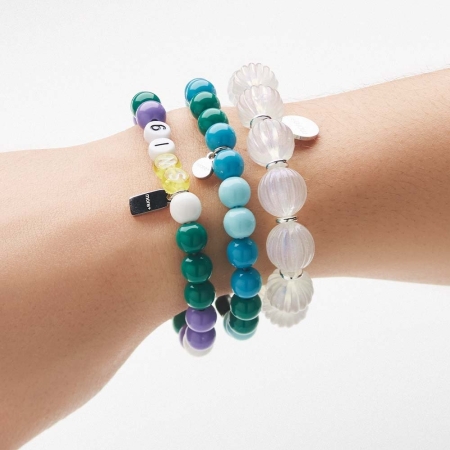 Bracciale con ciondoli con logo a scelta