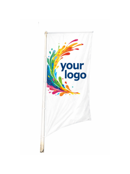 Bandiere personalizzate con palo rotante 150x400 cm per marketing