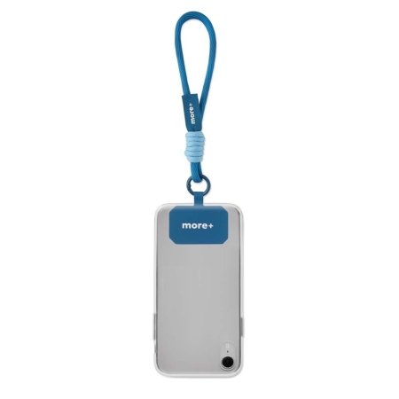 Portachiavi e portacellulare in cordoncino con etichetta del vostro design