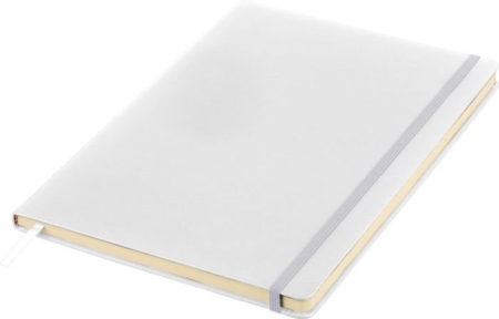 Taccuino A4 copertina rigida PU riciclato con elastico Azure