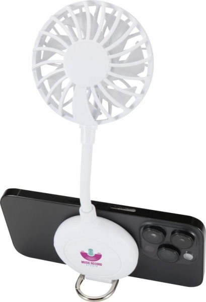 Ventilatore portatile magnetico in plastica riciclata Ventio