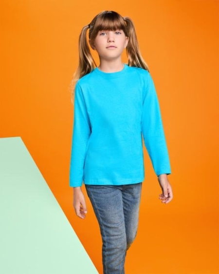 T shirt maniche lunghe girocollo tubolare da bambino Extreme