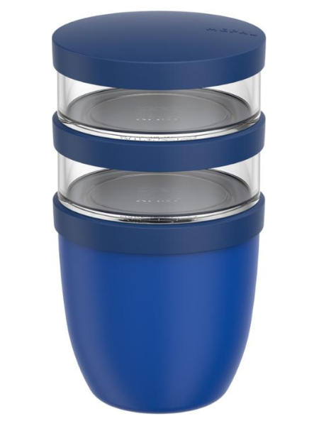 Portavivande termico composto da 3 pezzi da 500 ml + 2 da 200 ml Mepal Ellipse