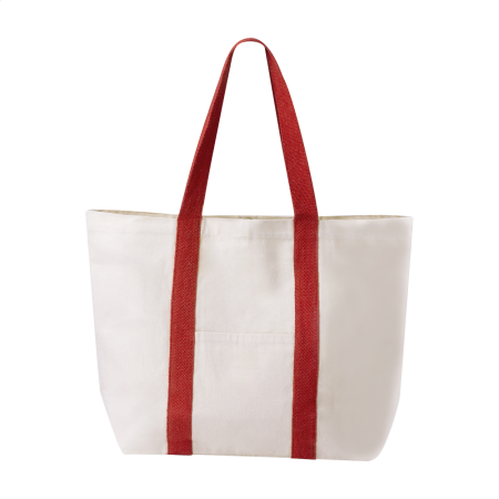 Borsa shopper da spiaggia cotone 280 g/m² con manici