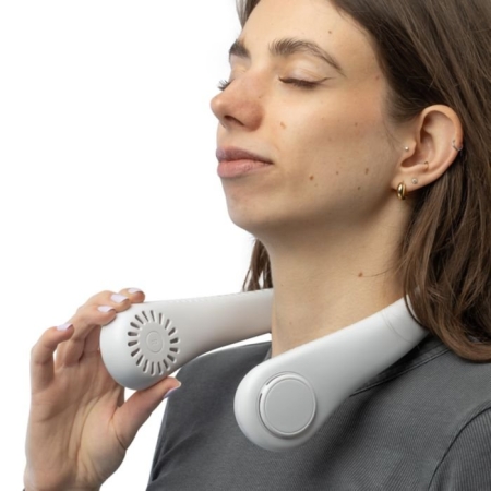Ventilatore da collo in ABS con batteria ricaricabile Fresh