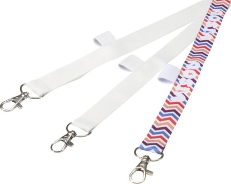 Lanyard con stampa a sublimazione e passante Neve