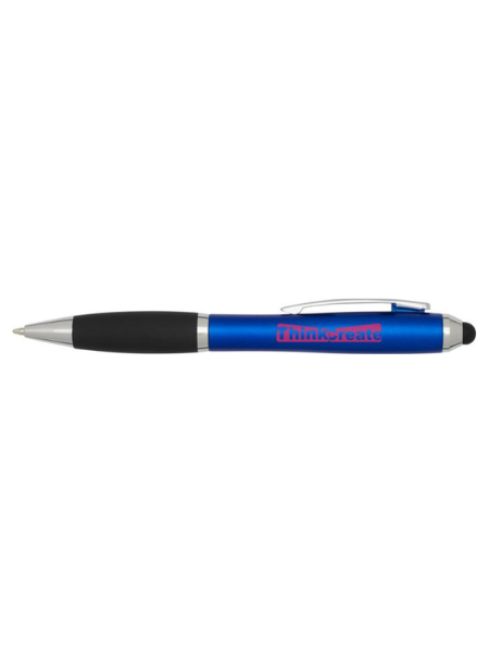 Penna a sfera plastica riciclata RCS effetto perlato RCS inchiostro blu Nash