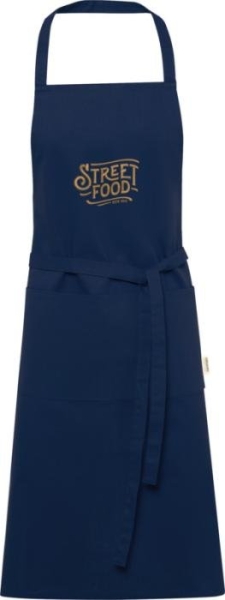 Grembiule cotone biologico 200 g/m² con tasche certificato OCS Odisha