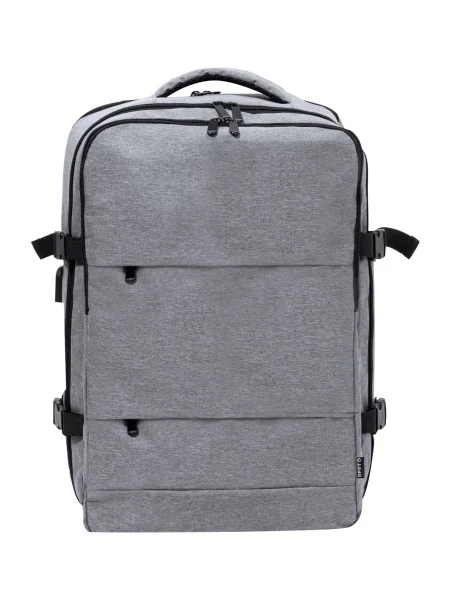 Zaino rPET 300D impermeabile 17 pollici con USB Doheny