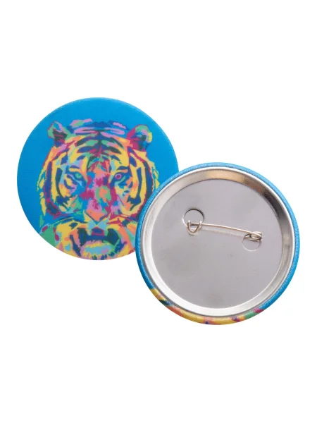 Spilla personalizzabile grande bottone RPET sublimazione Spilla Badge