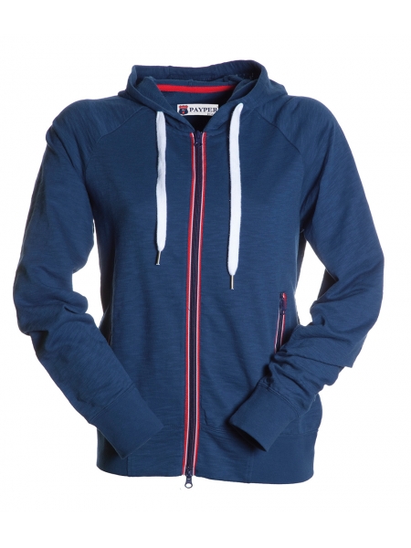 Felpa donna con cappuccio e zip Freestyle Lady PAYPER 250 gr