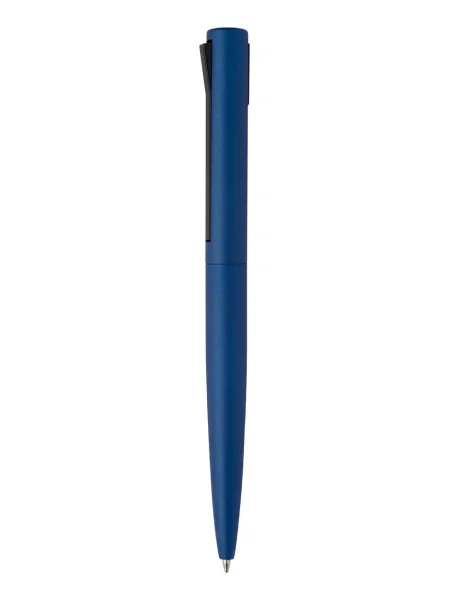 Penna alluminio riciclato metallizzata refill blu Ralupant