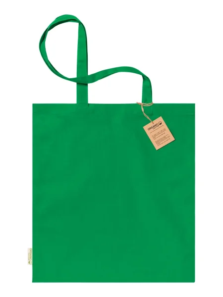 Shopper cotone organico 140 g/m² con manici lunghi 38 x 42 cm Borough