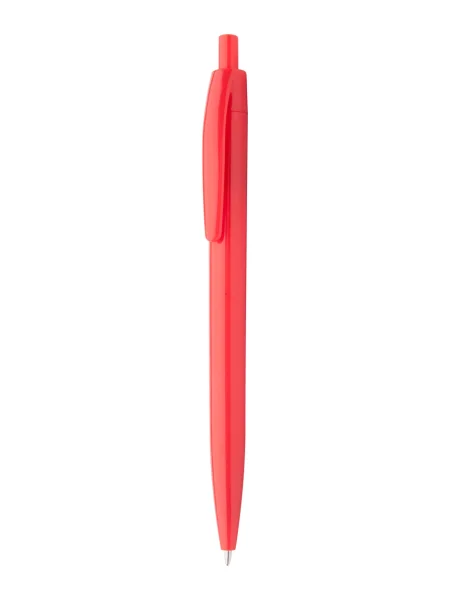 Penna a sfera plastica colorata refill blu personalizzabile Leopard