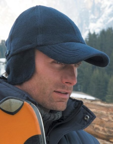 Cappello con paraorecchie in pile personalizzato Result Winter Essentials Polartherm™ Cap