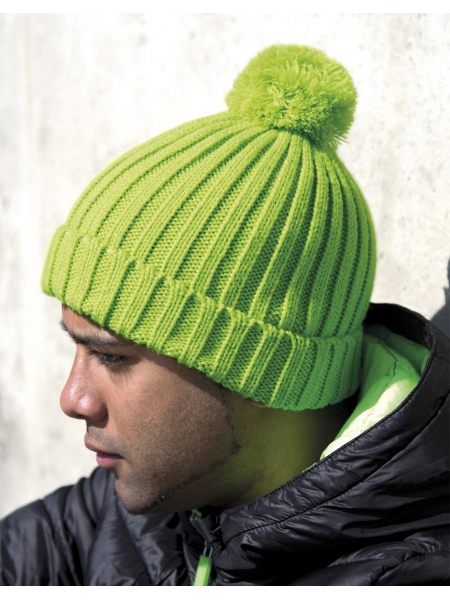 Cappellino invernale con pom pom Edolo - Result Winter ESSENTIALS