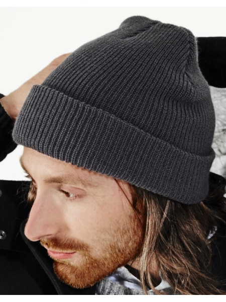 Cappellino invernale personalizzato Beechfield Heritage Beanie