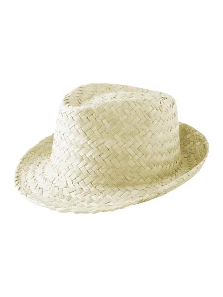 Cappello unisex in foglia di palma personalizzabile Strawra
