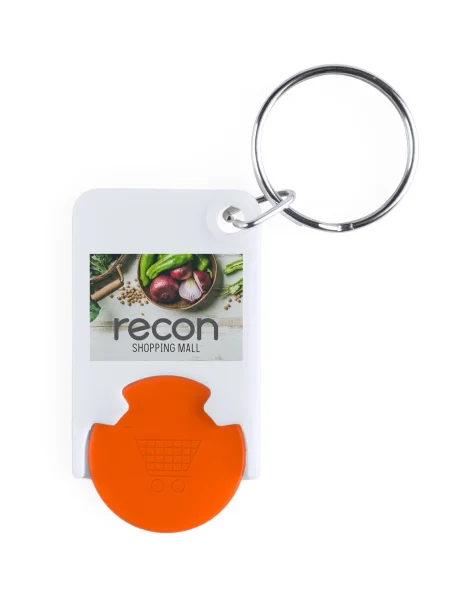 Portachiavi gettone colorato in plastica personalizzabile Trolex