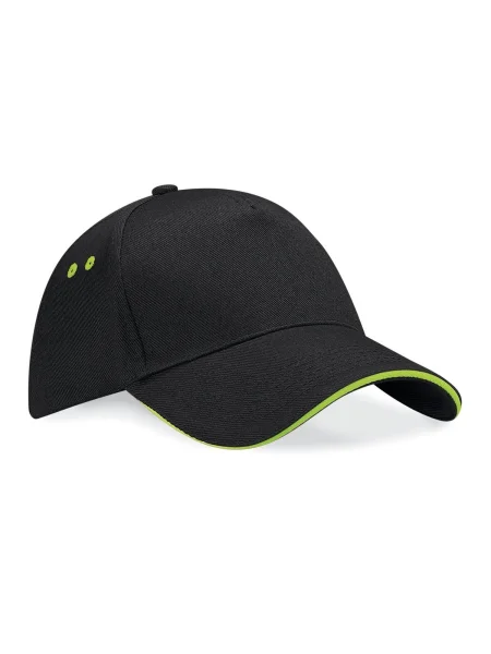 cappellino-baseball-personalizzato-adulto-5-pannelli-beechfield-black-lime-green-86.webp