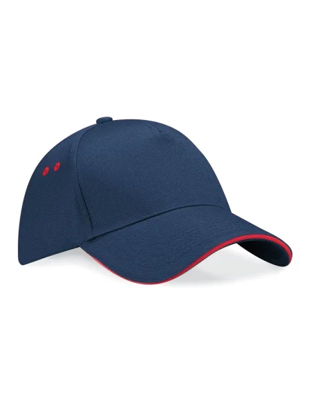 cappellino-baseball-personalizzato-adulto-5-pannelli-beechfield-french-navy-classic-red-114.webp