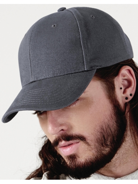 Cappellino adulto personalizzato Beechfield Pro-Style Heavy Brushed Cotton Cap
