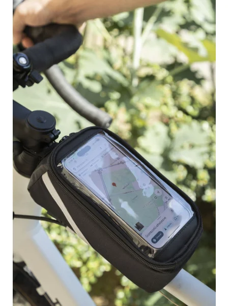 Borsa bici portacellulare personalizzabile RPET 600D touchscreen Velofon