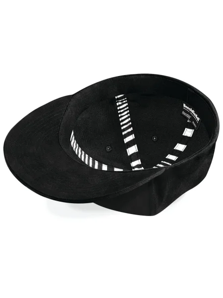 cappello-rap-e-snapback-personalizzato-beechfield-pro-stretch-flat-peak-black-16.webp