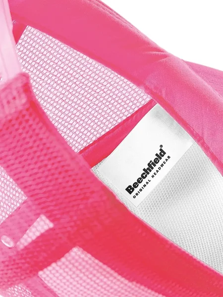 cappello-trucker-personalizzato-beechfield-vintage-snapback-trucker-fluorescent-pink-white-37.webp