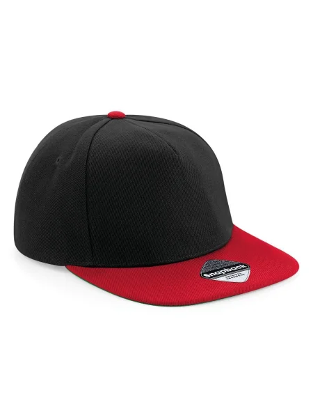cappello-rap-e-snapback-personalizzato-beechfield-original-flat-peak-black-classic-red-51.webp