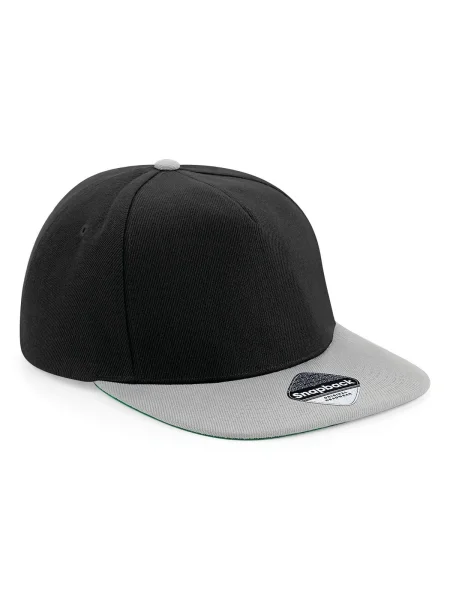 cappello-rap-e-snapback-personalizzato-beechfield-original-flat-peak-black-graphite-grey-54.webp
