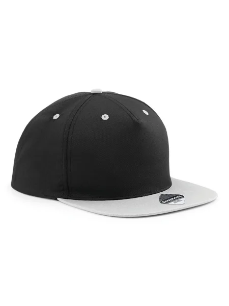 cappello-rapper-beechfield-5-panel-contrast-black-graphite-grey-71.webp