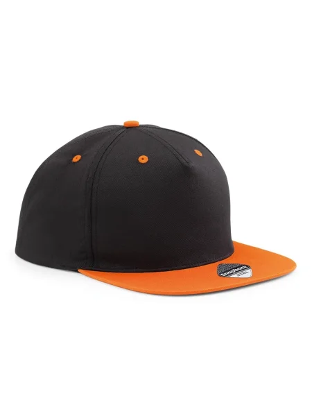 cappello-rapper-beechfield-5-panel-contrast-black-orange-83.webp