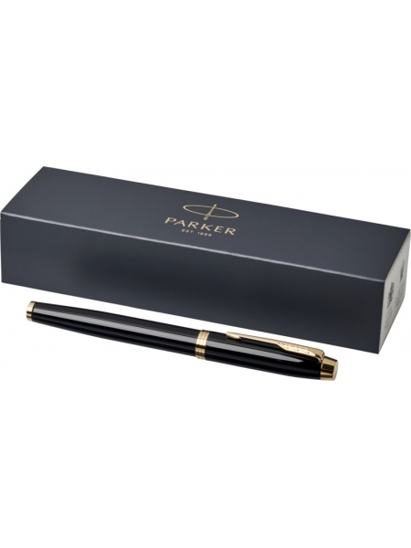 Parker stilografica in metallo con pennino in acciaio inox