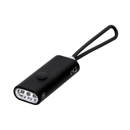 Torcia LED alluminio riciclato con manico silicone Terbon