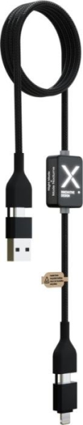 Cavo di ricarica con interruttore e logo luminoso da 60 W SCX.design C32