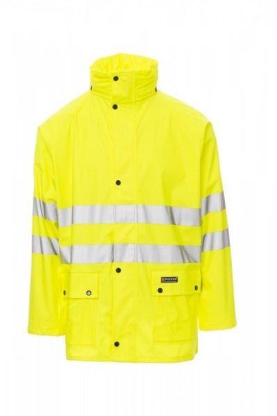 Giubbino antipioggia alta visibilità 210 g/m² personalizzabile Payper River-Jacket