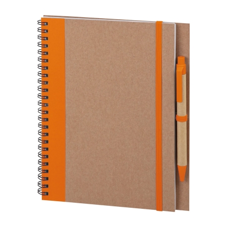 Taccuino A5 con elastico e penna personalizzabile Notes Paper 16,5 x 21 cm