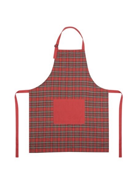 Grembiule natalizio unisex personalizzabile Rudolph