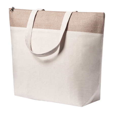 Borsa frigo personalizzabile cotone e juta laminata Dumont