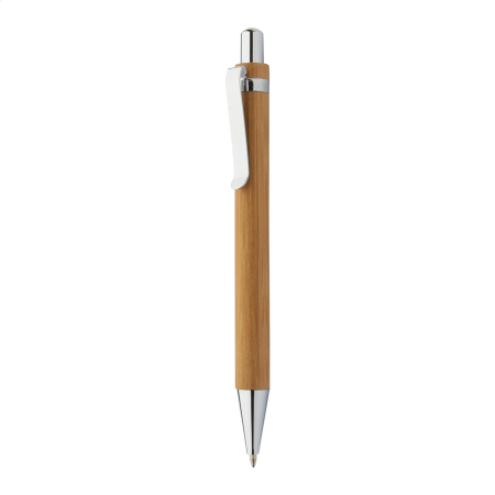 Penna in bambù personalizzabile con punta in metallo Bashania Black