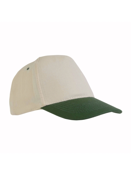 Cappellino baseball 5 pannelli in cotone naturale personalizzato Minneapolis