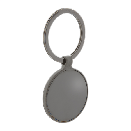 Portachiavi personalizzabile tondo metallo elegante Steyr