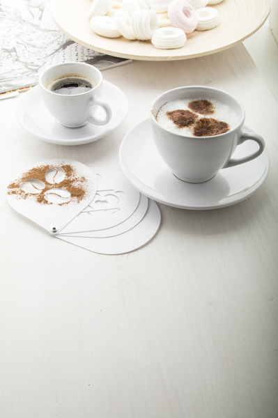 Set tazzine caffè personalizzabile 2 pezzi ceramica Mocca